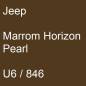 Preview: Jeep, Marrom Horizon Pearl, U6 / 846.